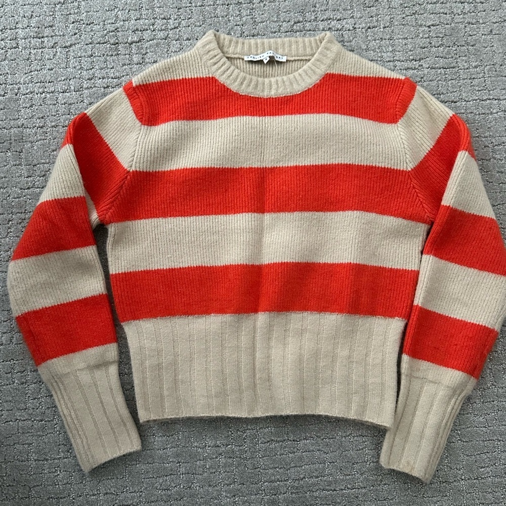 English Factory striped crewneck sweater, Small